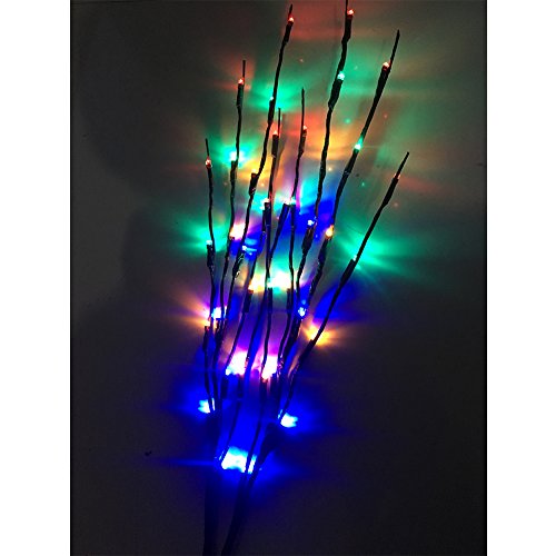2 Pack Branch Lights - Led Branches Battery Powered Decorative Lights Willow Twig Lighted Branch For Home Decoration Colored Lights - 30 Inches 20 Led Lights #TOP4
