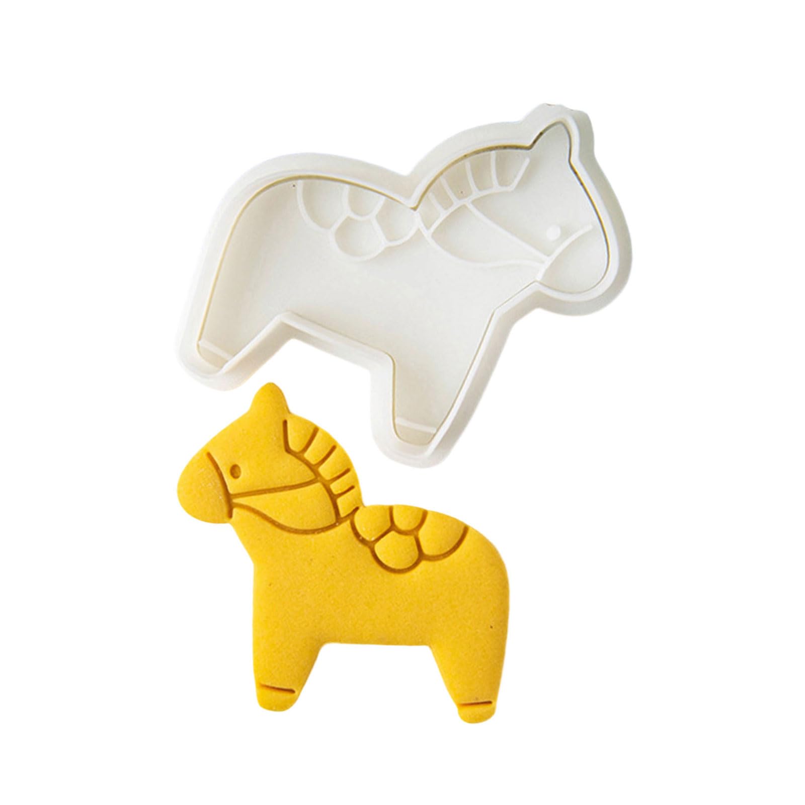 Nucelit Creative Baking Tool with Lovely Horse Design Make Unique Cookie Creative Diyer Baking Equipment for Various Occasion Cast
