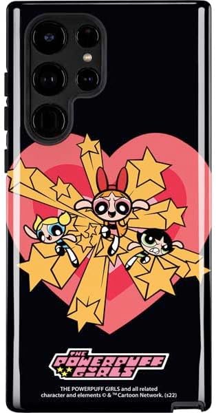 Skinit Impact Phone Case Compatible with Galaxy S24 Ultra - Officially Licensed Cartoon Network Powerpuff Girls Buttercup Green Hearts Design