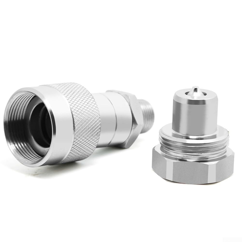 Ensemble de raccords rapides hydrauliques 3/8 NPT, pour Enerpac C-604 et pour Parker série 3000, raccord plat pour vérins hydrauliques, cylindres, pompes, haute pression 10 000 psi, avec