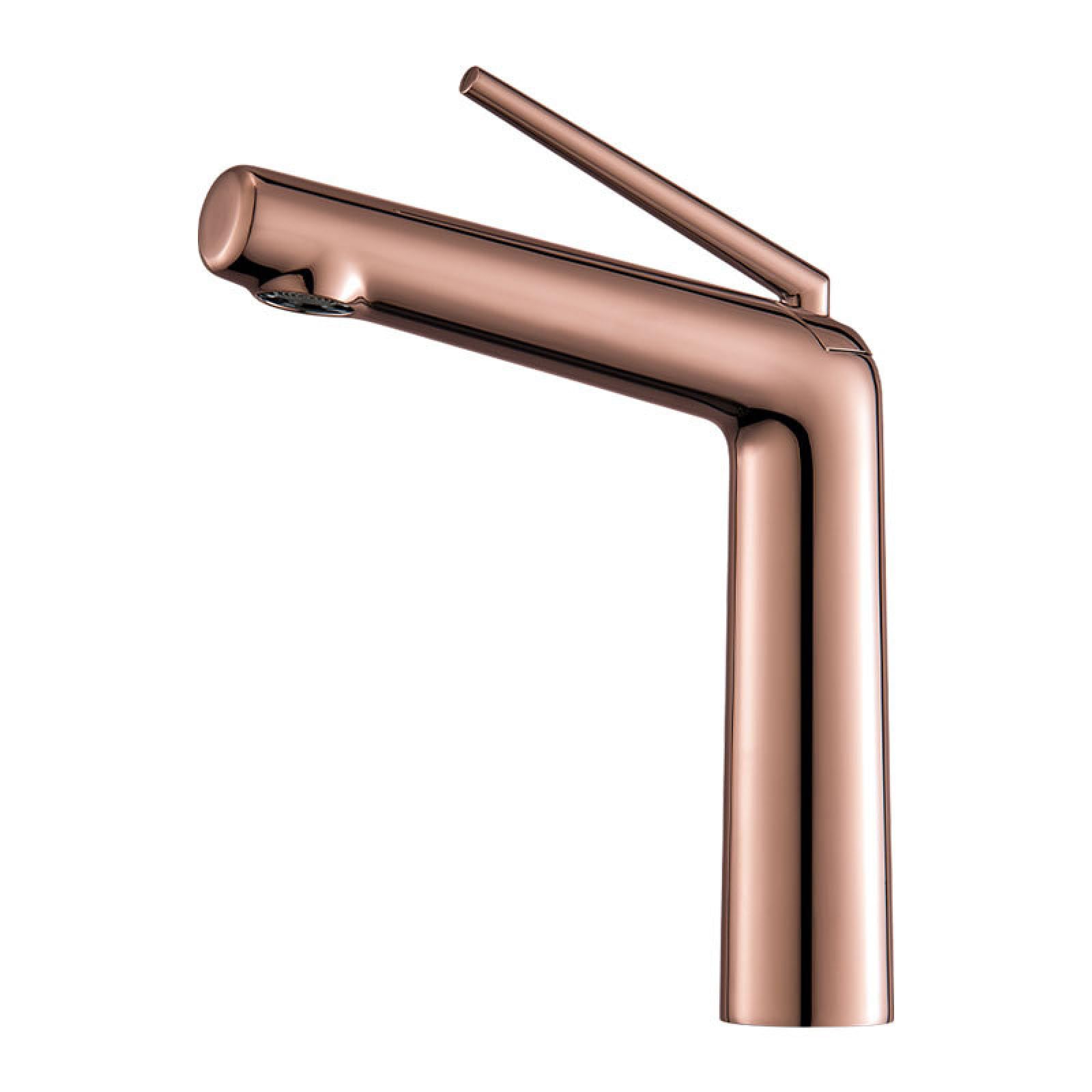 Fanjubei Rose Gold Bathroom Copper Hot And Cold Basin Faucet,