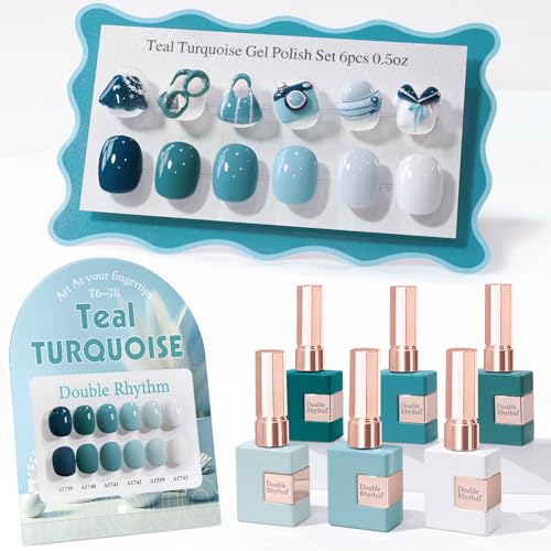 Double Rhythm 6 Pcs 15 ML Gel Polish Set Same