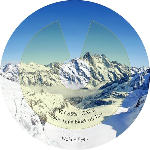 Image of Replacement Lenses Compatible with RayBan Meta Skyler RW4010 52mm AI Glasses, UV Protection, Transition