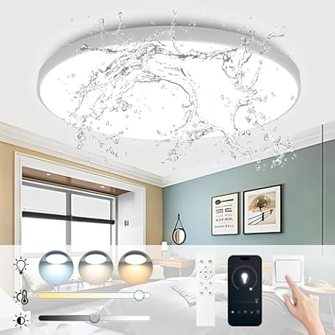 CHENBEN Plafonnier LED 24W Cover
