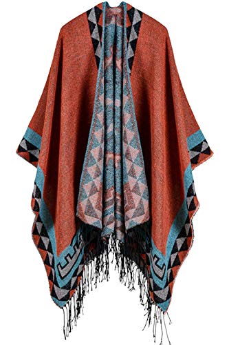 Seagoo women poncho capes shawl cardigans sweater coat …
