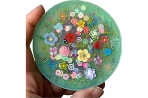 Garden Picking Pad Fidget Pick Palette Toy - Crystal Flower Bumblebee Ladybug...