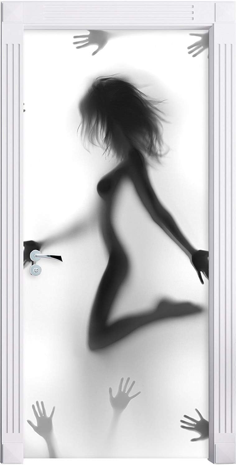 Seksowna Kobieta Naklejki Na Drzwi Do Drzwi Wewnętrznych Sexy Wzór 3d Naklejki Na Drzwi Samoprzylepne Fototapety Na Drzwi Naklejka Artystyczna Do Sypialni Łazienka Salon Ho, Sexy Woman, 90 x 200 cm