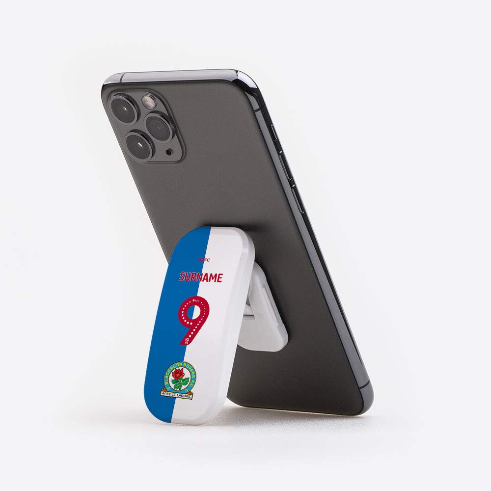 Personalised Sports & Photo GiftsPersonalised Blackburn Rovers FC Back of Shirt Clickit Phone Stand and Holder