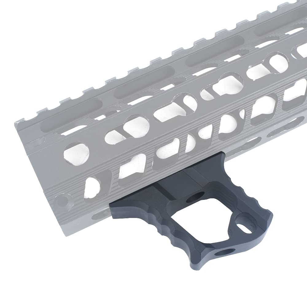 TD Halo Impugnatura Frontale Angolata Curva in Alluminio Tattico Impugnatura Frontale per il Sistema di Guida Mlok Keymod Handguard