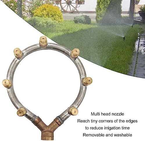 Annular Nozzle, Multi Design Multifunctional Annular Nozzle G3/8 Female Thread Shaped Atomizing Nozzles for Faucets Quick Connectors and Car Wash Water Tools (7 Head)