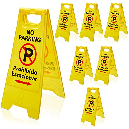 Panneaux de sol pliables plastique double face lot de 6 signalétique de sécurité pour commerce