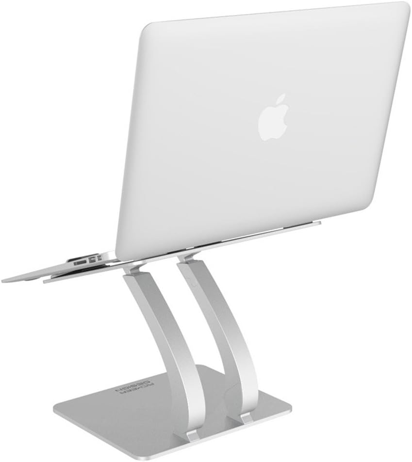 AnnabelZ Aluminum Laptop Stand Adjustable Notebook Stand for MacBook & PC Laptop (360° Rotatable)