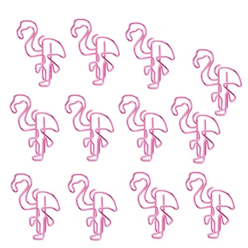 NUOLUX Flamingo Graffette Metallo Carta File