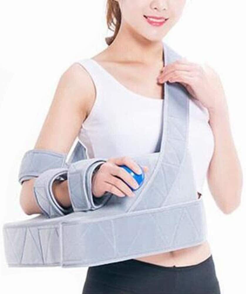 Soportes de Brazo Ajustables, inmovilizador de Cabestrillo de abducción de Hombro con Almohada y Bola de abducción, inmovilizadores de Abrazadera de Brazo para Reducir el Dolor/Fatiga