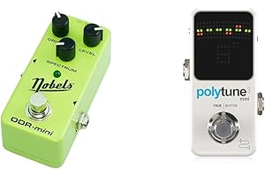 Nobels ODR-Mini Overdrive Pedal and TC Electronic Polytune 3 Mini Polyphonic Tuner Set