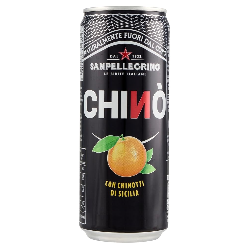 Italian Gourmet Bundle 72x Chinotto 33cl – Italienisches Kult Erfrischungsgetränk mit Chinotti aus Sizilien – Mediterrane Italienische Limonade & Softdrink Vorratspackung für Familie, Gastronomie