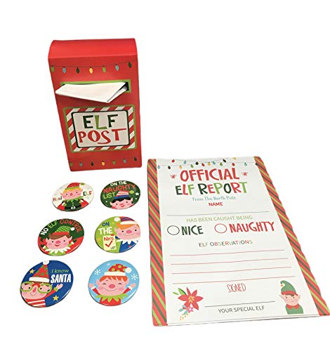  Gt|[g m[X|[ - Behavior Naughty or Nice Fill in Note Card Post Box Mailbox & Elf obW T^ Ď{^ LbY ^[Q[