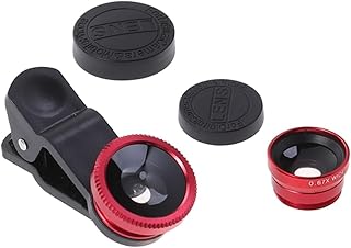 Tofficu Cámara Teléfono Móvil Gran Macro y Ojo de Compatible con X Color Rojo de Instalar Resistente