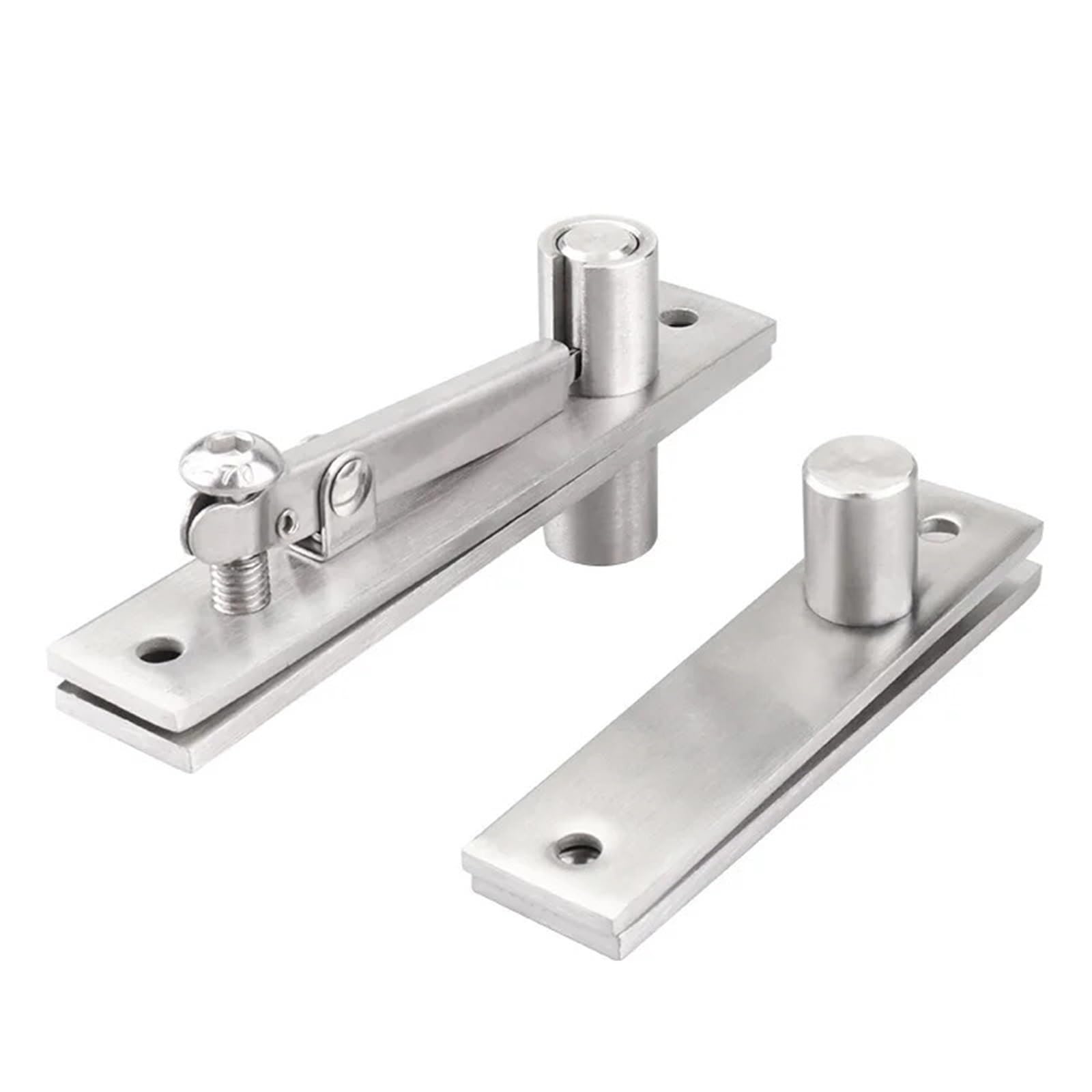 FQJYXWEWL 360-Degree Pivot Heavy Duty Rotating Shaft Wooden Door Hinge Murphy Positioning Hidden Axis 1Pcs