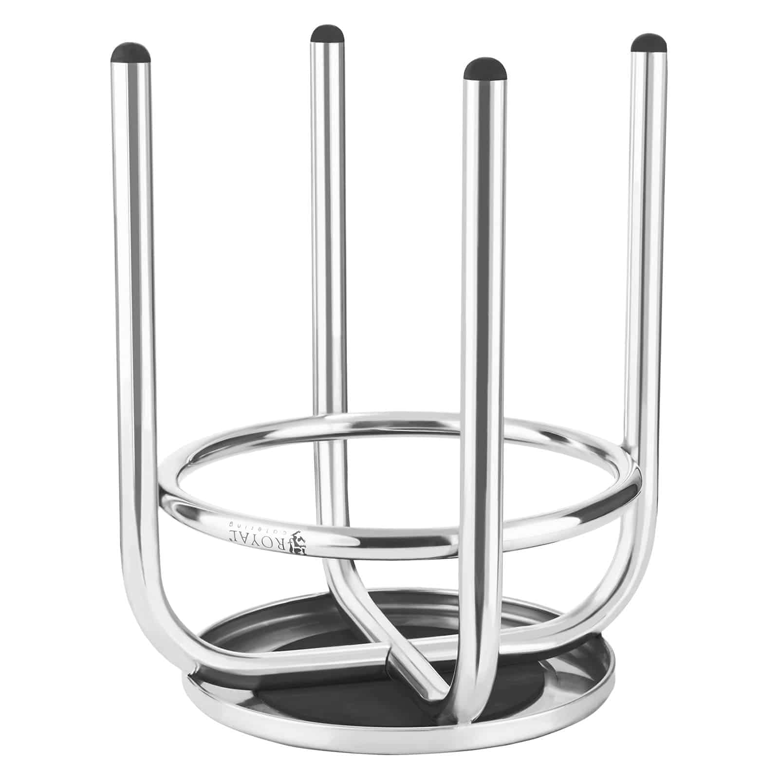 Royal Catering Tabouret INOX RCEH-40 (INOX, 29 cm de diamètre, hygiénique et Moderne, 1,6 kg, 43x37cm)