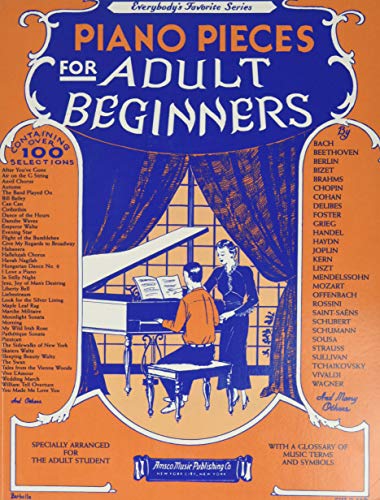 Piano Pieces For Adult Beginners.