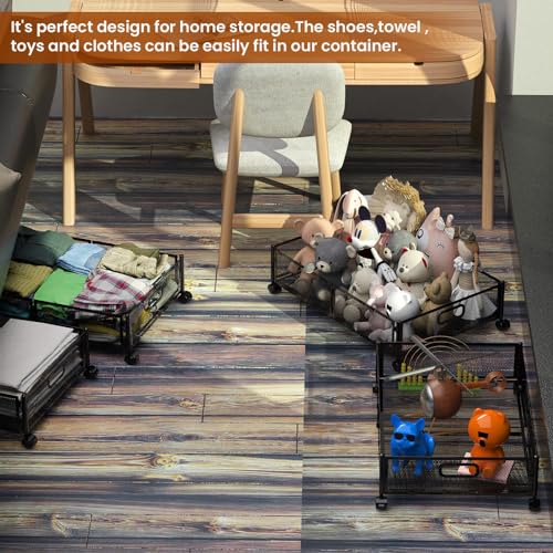 Almacenamiento debajo de la cama para organizar mantas y ropa de invierno en habitaciones pequeñas 4