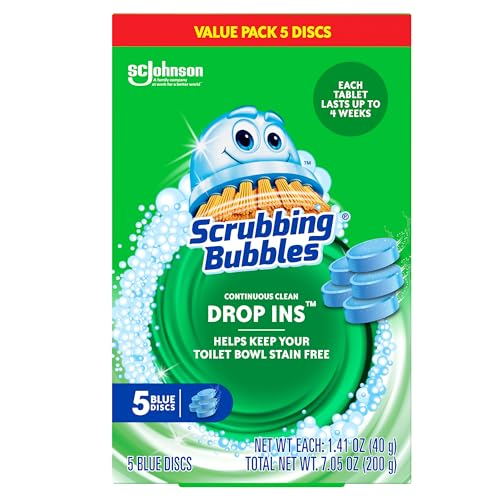 Scrubbing Bubbles Toilet Bowl Tablets, Continuous...