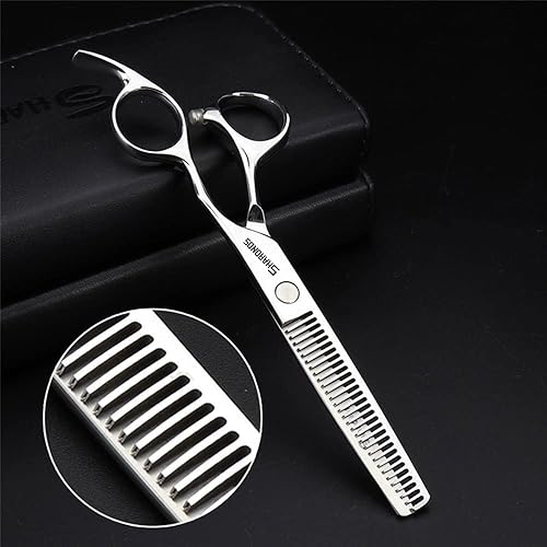 Miniatura 6 de Tijeras de pelo de peluquero, Axemoore profesional corte de pelo tijeras de cortetijeras set- 6", hechas de acero inoxidable japonés, especialmente
