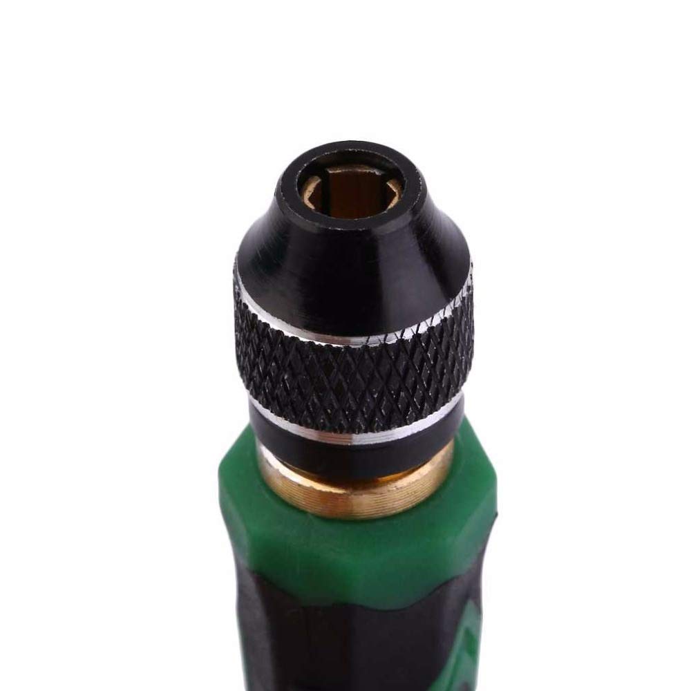Juego de Destornilladores de 38 Piezas Juego de Herramientas de reparación electrónica de Tornillos de Manguito multipropósito de precisión