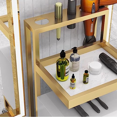 Wszechstronny wózek do salonu piękności z szufladami, metalowa szafka do przechowywania na kółkach, 37 x 37 x 85 cm, idealny do salonów, warsztatów i organizacji garażu, elegancki czarny design