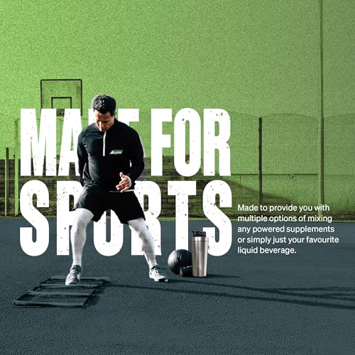 Freak Athletics Protein Shaker Bottle 700ml - Shaker for Protein Shakes - BPA Free Metal Protein Shaker Bottle (Stainless Steel) - Image 4