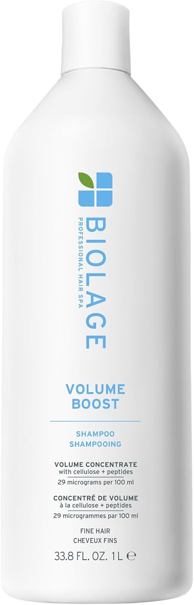 Volume Boost Shampoo – For Fine Hair | Creates Lasting, Lightweight Volume, Root Lift & Shine, With Cellulose and Peptides, Vegan, Paraben and Silicone-Free