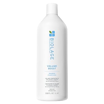 Biolage Volume Boost Shampoo for Fine Hair Creates Lasting, Lightweight Volume, Root Lift & Shine, With Cellulose and Peptides, Vegan, Paraben and Silicone-Free