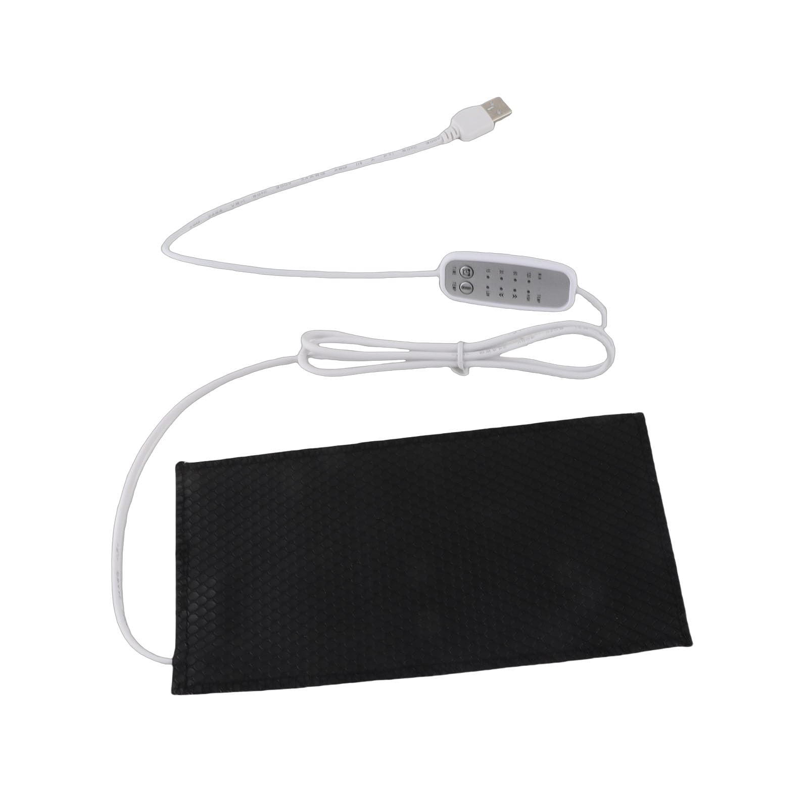 Ejoyous Podkładka Grzewcza z regulacją Temperatury Podkładka Grzewcza z PVC, USB Od 68 do 104 Stopni Fahrenheita 4 Biegi DC 5 V Wodoodporna Elastyczna na szyję, Plecy, Talia, Brzuch, Poduszka do