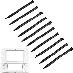 3DS XL Stylus Pen, 10PCS Portable Replacement Touch Screen Stylus Set for NEW 3DSXL Console Black