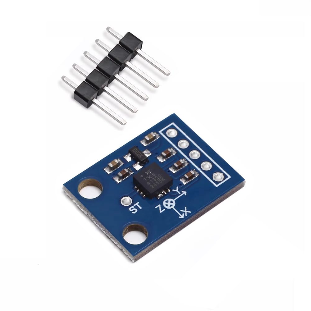 Jnchdghwa Blue -61 Adxl335 3- Analog Output Accelerometer Module 3V-5V For, Diy Robot Applications, Angular Tilt Transducer Detection Sensor Board
