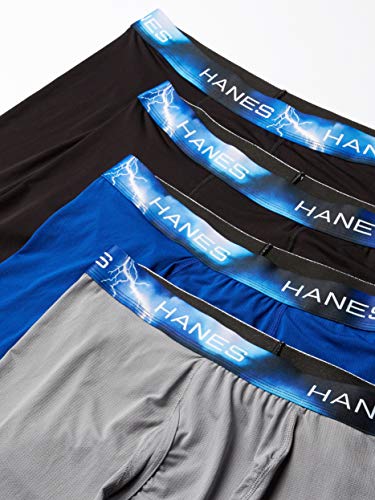 Hanes Men's Sport X-Temp Ultra Lightweight Boxer Brief 4-Pack2