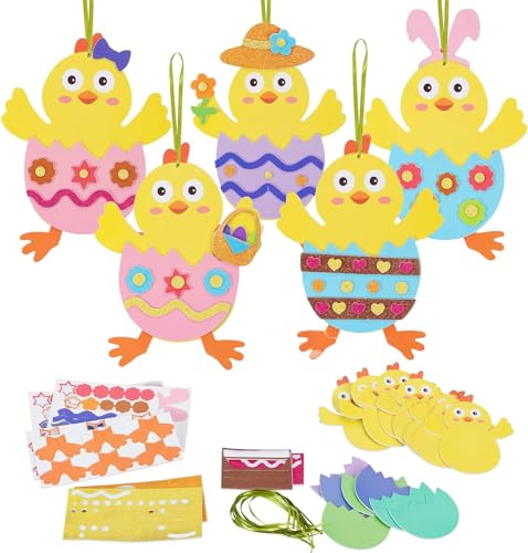 Fennoral 12 Pack Easter Craft for Kids - Make Your Own...