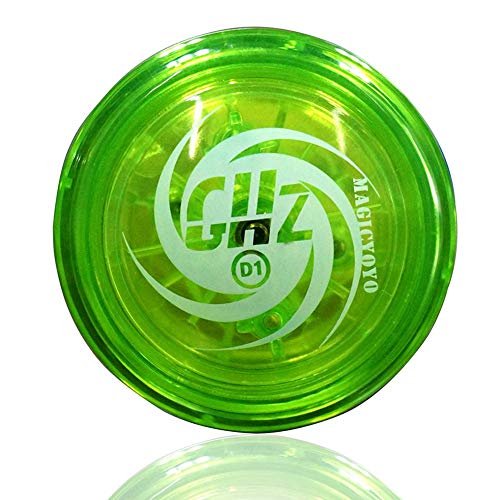 MAGICYOYO D1 GHZ Looping Responsive Yoyo for Kids, Yoyo for Beginner, Easy to Play and Practise Basic Looping Tricks, with 6 Replacement Strings, Yo-Yo Glove, Bag (D1 - Green)