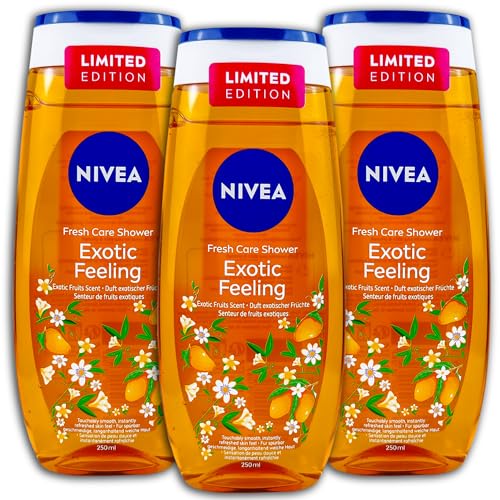Nivea Exotic Feeling Lot de 3 gels douche 3 x 250 ml
