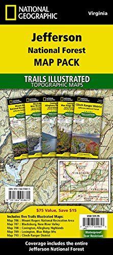Jefferson National Forest [map Pack Bundle] (National Geographic Trails Illustrated Map)