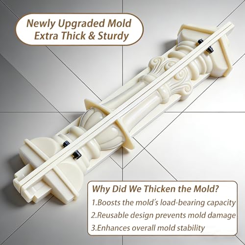 Molde de hormigón ABS para evitar deformaciones en prefabricados de 78 cm 4