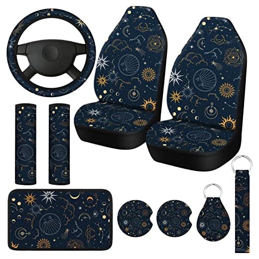 Sun and Moon Car Accessory Set