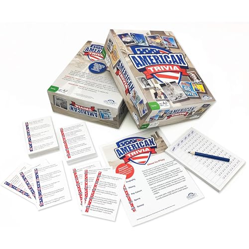 American Trivia juego de cartas para mayores de 14 años miniatura 3