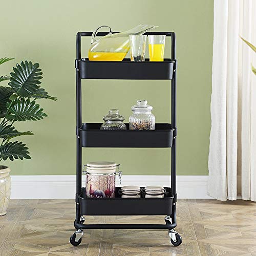 Carrinho organizador de carrinho, carrinho de cozinha carrinho de artesanato, para banheiro de cozin