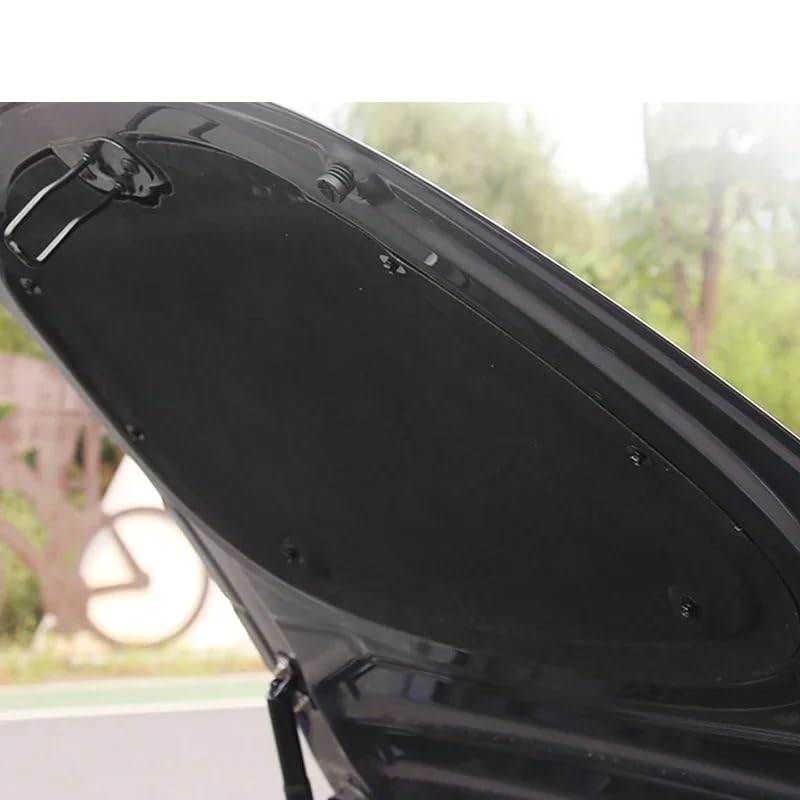 Aislamiento térmico algodón capó Delantero Coche Almohadilla aislante para capó de motor, cubierta aislamiento térmico algodón insonorizada, estera para modelo 3 2017-2023, placa antigolpes