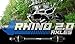 SuperATV Heavy Duty Rhino 2.0 Front Axles for 2016-2023 Polaris RZR XP Turbo | Front PAIR | Made with 4340 Chromoly Steel- 2x Stronger than Stock!