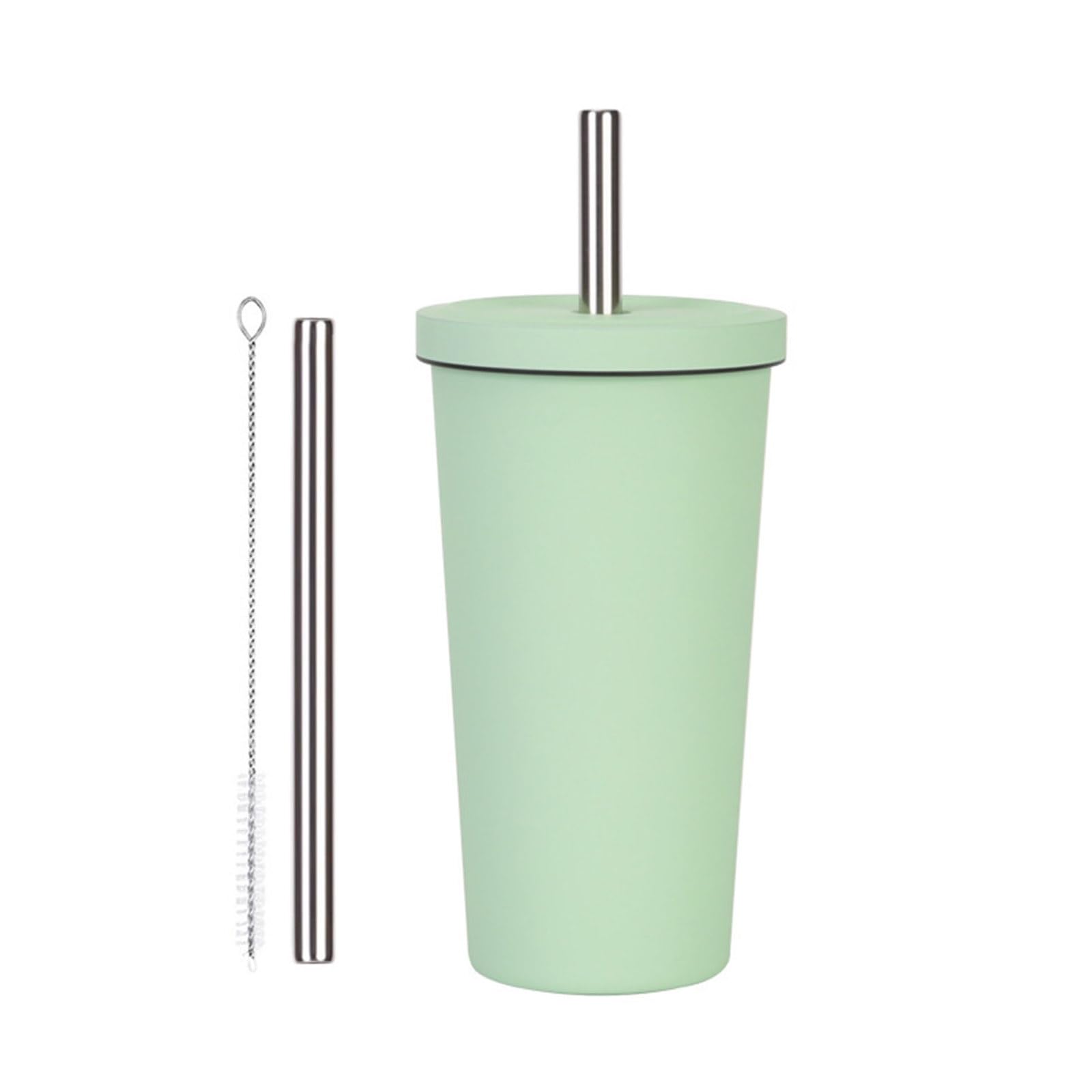 Xjdzineq 316L Stainless Steel Vacuum Insulated Tumblers with Leak Proof Straw Lid for Outdoor Travel Ergonomic Grip Cup Ergonomic Grip Vacuum Insulated Drinkware