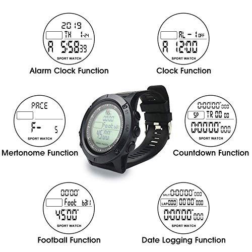 image for LAOPAO Stopwatch Digital Soccer Stop Watch Timer for Coaches 100 Lap M