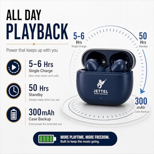 Image of Ear Buds Wireless, Earbuds, Bluetooth Earphones Wireless 5.4v, 50H Playtime
